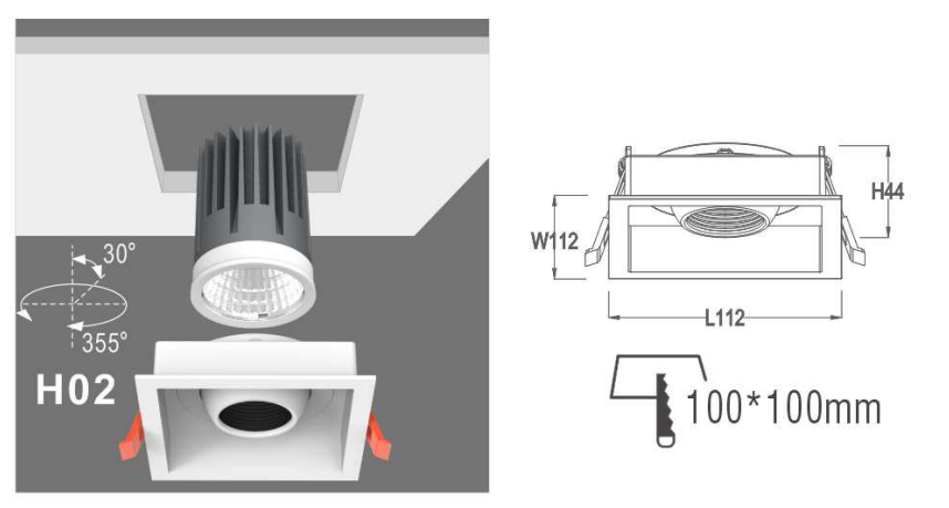 Diffuser Led Module LED Module Downlight with Prismatic Diffuser | Soft Light Output
